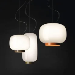 Foscarini Chouchin Reverse Pendel Hvid & Orange