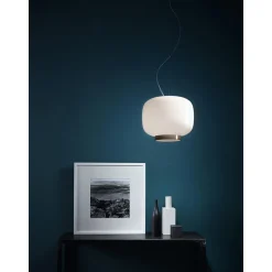 Foscarini Chouchin Reverse Pendel Hvid & Orange