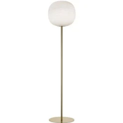 Foscarini Gem Gulvlampe Hvid/ Guld