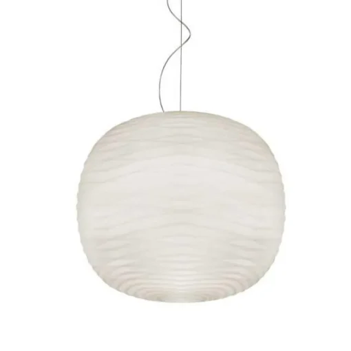 Foscarini Gem Pendel Med Lysdámper Hvid