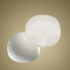 Foscarini Gem Pendel Med Lysdámper Hvid