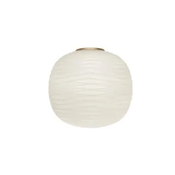Foscarini Gem Semi MyLight Váglampe Guld/ Hvid