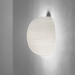 Foscarini Gem Semi MyLight Váglampe Hvid