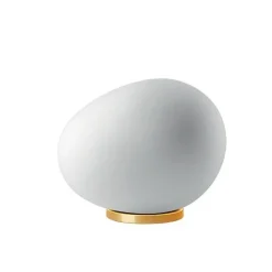 Foscarini Gregg Media Bordlampe Hvid/Guld Dámpbar