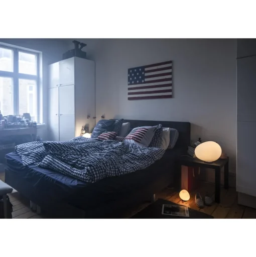 Foscarini Gregg Media Bordlampe Hvid/Guld Dámpbar