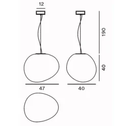 Foscarini Gregg Pendel Grande
