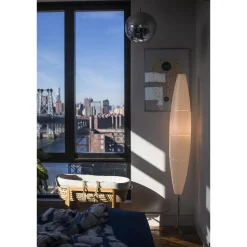 Foscarini Havana Gulvlampe Aluminium Hvid