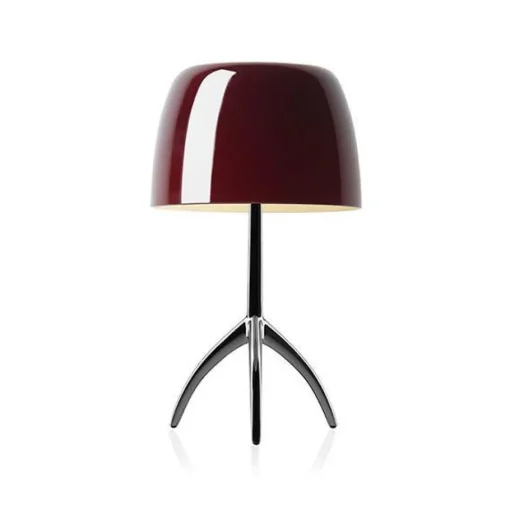 Foscarini Lumiere Bordlampe Piccola Kirsebár Aluminium med Lysdámper