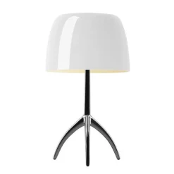 Foscarini Lumiere Bordlampe Grande Varm Hvid Aluminium