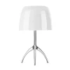 Foscarini Lumiere Bordlampe Grande Hvid Champagne med Lysdámper