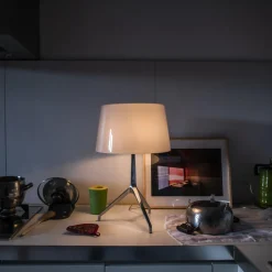 Foscarini Lumiere Bordlampe Piccola Hvid Champagne