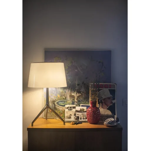 Foscarini Lumiere Bordlampe Piccola Hvid Champagne