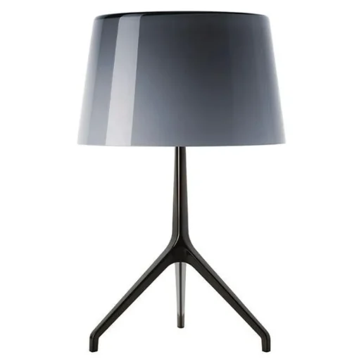 Foscarini Lumiere Xxl Bordlampe Grå Sortforkromet
