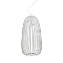 Foscarini Spokes 1 med Lysdámper Hvid