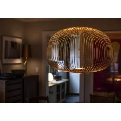 Foscarini Spokes 3 Pendel med Lysdámper Guld