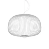 Foscarini Spokes 3 Pendel med Lysdámper Hvid