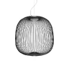 Foscarini Spokes 2 Pendel med Lysdámper Sort