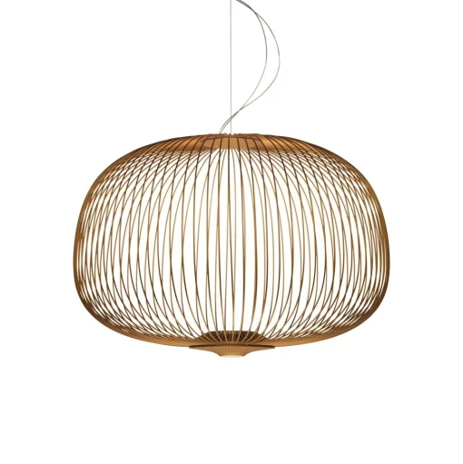 Foscarini Spokes 3 Pendel med Lysdámper Kobber