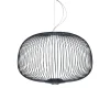 Foscarini Spokes 3 Pendel med Lysdámper Grå