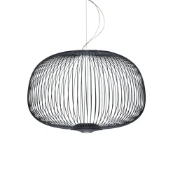 Foscarini Spokes 3 Pendel med Lysdámper Grå