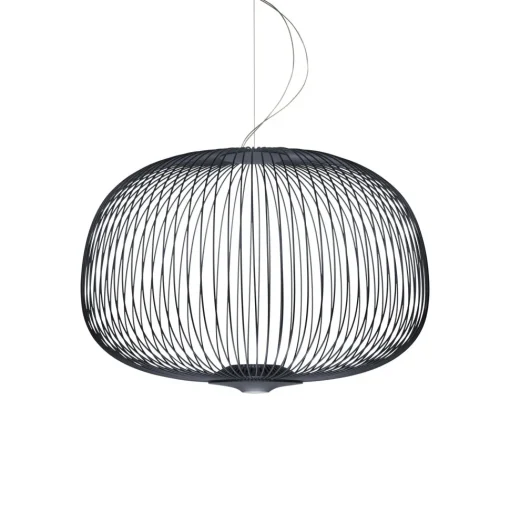 Foscarini Spokes 3 Pendel med Lysdámper Grå