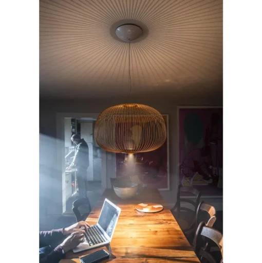 Foscarini Spokes 3 Pendel med Lysdámper Grå