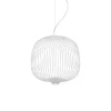 Foscarini Spokes 2 Piccola Pendel med Lysdámper Hvid