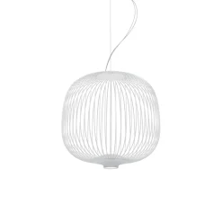 Foscarini Spokes 2 Piccola Pendel med Lysdámper Hvid