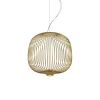 Foscarini Spokes 2 Piccola Pendel med Lysdámper Guld