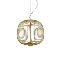 Foscarini Spokes 2 Piccola Pendel med Lysdámper Guld