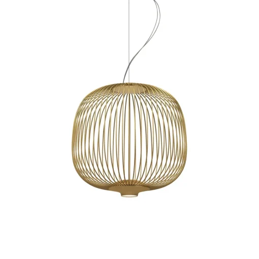 Foscarini Spokes 2 Piccola Pendel med Lysdámper Guld