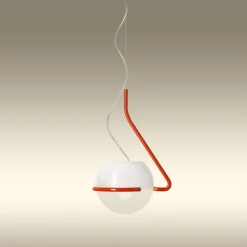 Foscarini Tonda Pendel Lille Orange/Hvid