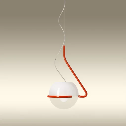 Foscarini Tonda Pendel Lille Orange/Hvid