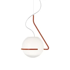 Foscarini Tonda Pendel Stor Orange/Hvid