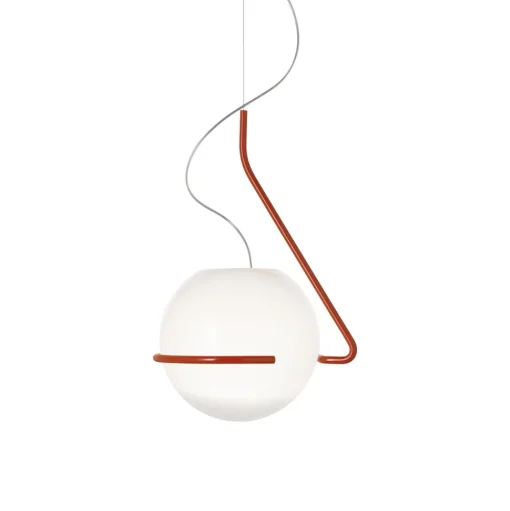 Foscarini Tonda Pendel Stor Orange/Hvid