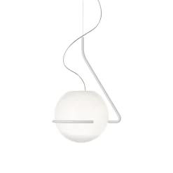 Foscarini Tonda Pendel Stor Hvid/Hvid