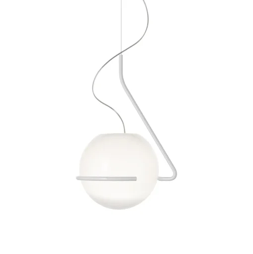 Foscarini Tonda Pendel Stor Hvid/Hvid