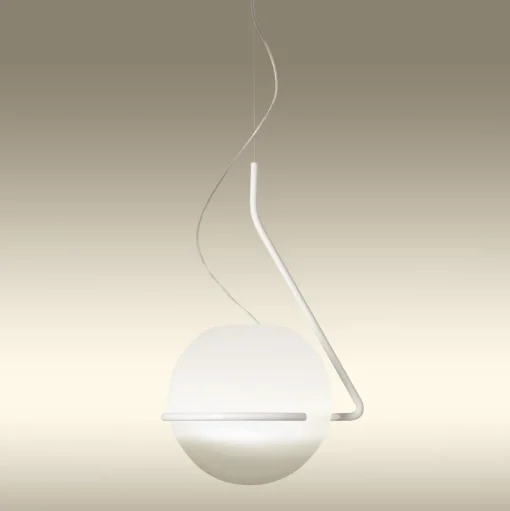 Foscarini Tonda Pendel Stor Hvid/Hvid