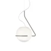 Foscarini Tonda Pendel Stor Titanium/Hvid
