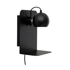 Frandsen Ball Váglampe m. USB Mat Sort