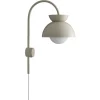 Frandsen Butterfly Váglampe Mat Tan Grey