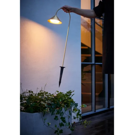 Frandsen Grasp Havelampe Med Spyd Solid Messing
