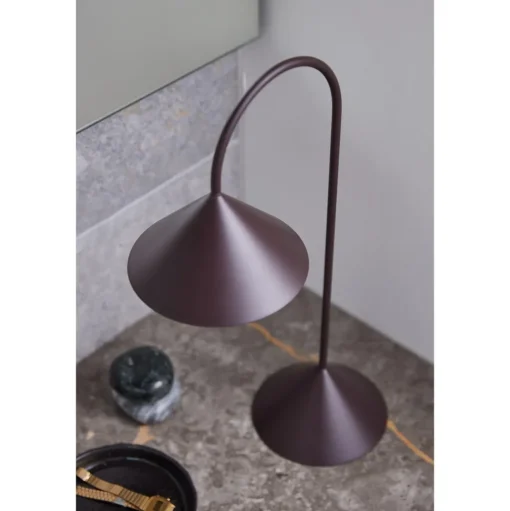 Frandsen Grasp Transportabel Lampe H47 Matt Beetroot