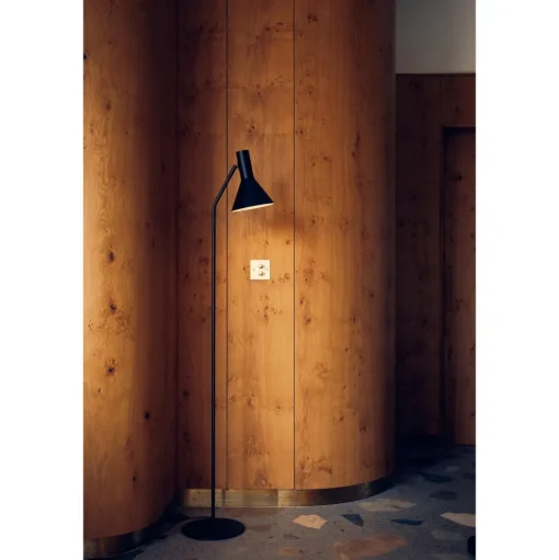 Frandsen Lyss Gulvlampe Mat Sort