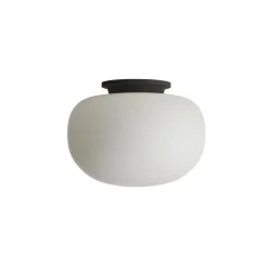 Frandsen Supernate LoftlampeØ28 Opal Hvid/Sort