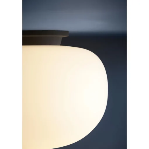 Frandsen Supernate LoftlampeØ28 Opal Hvid/Sort