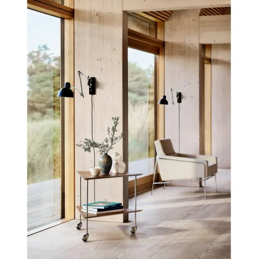 Fritz Hansen Aj Trolley Sidebord Valnød