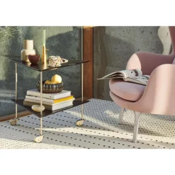 Fritz Hansen Aj Trolley Sidebord Valnød