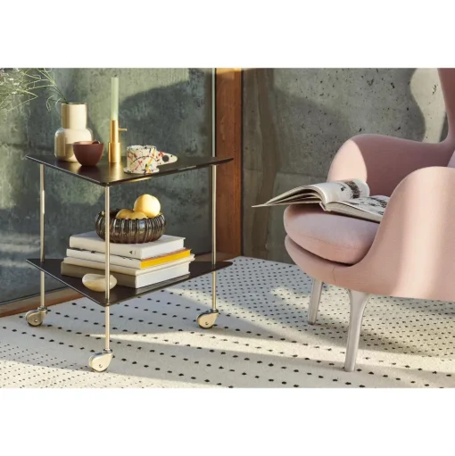 Fritz Hansen Aj Trolley Sidebord Valnød