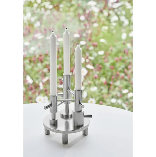 Fritz Hansen Candleholder Lysestage Stor Stål